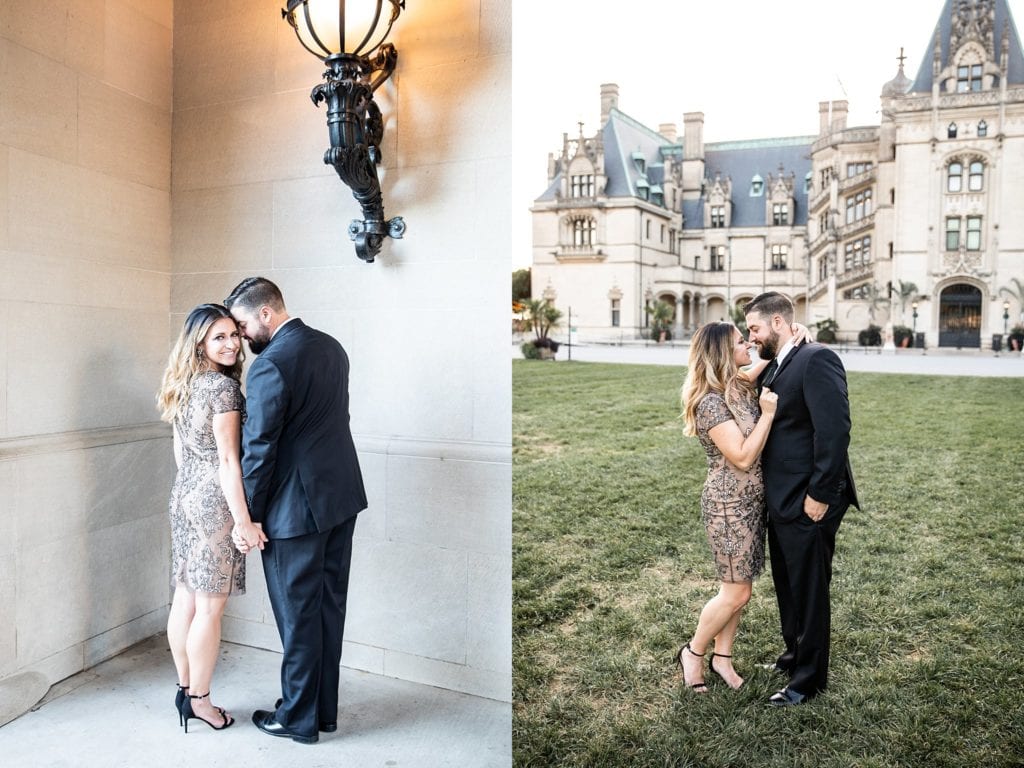 Best Engagement Photographer in Asheville, North Carolina at the Bitlmore Estate by Lace and Honey Weddings Photography and Videography