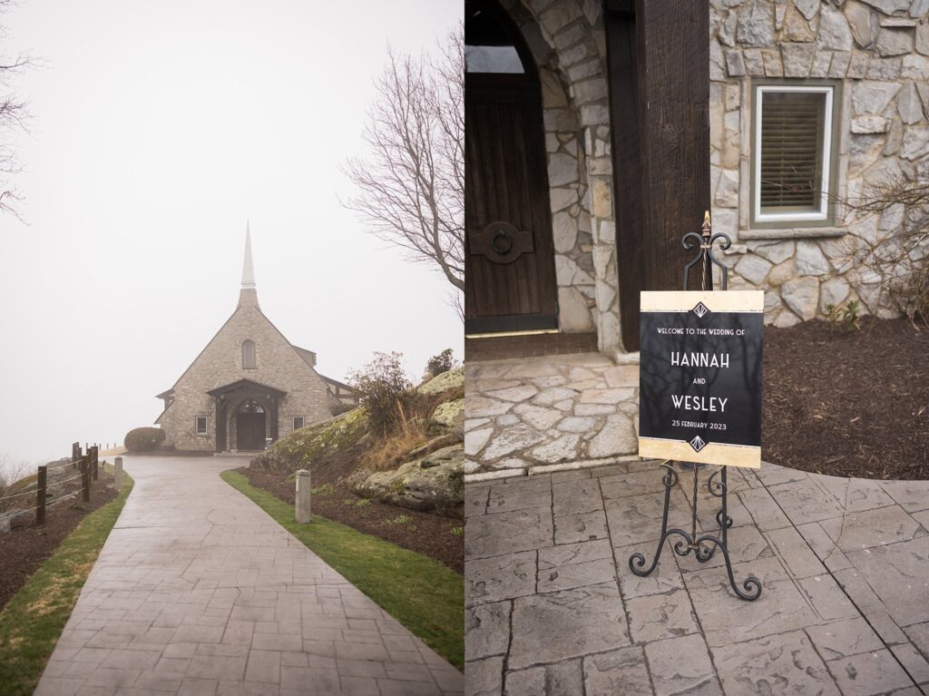 Breathtaking view of the Cliffs at Glassy Chapel, a picturesque venue nestled in nature's beauty, captured by Lace + Honey
