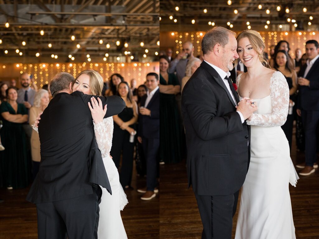 Bride and her father's first dance, beautifully captured by Lace + Honey.