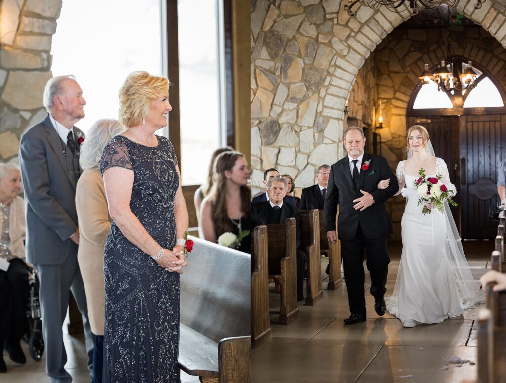 Groom's joyous reaction at Cliffs at Glassy Chapel, captured by Lace + Honey
