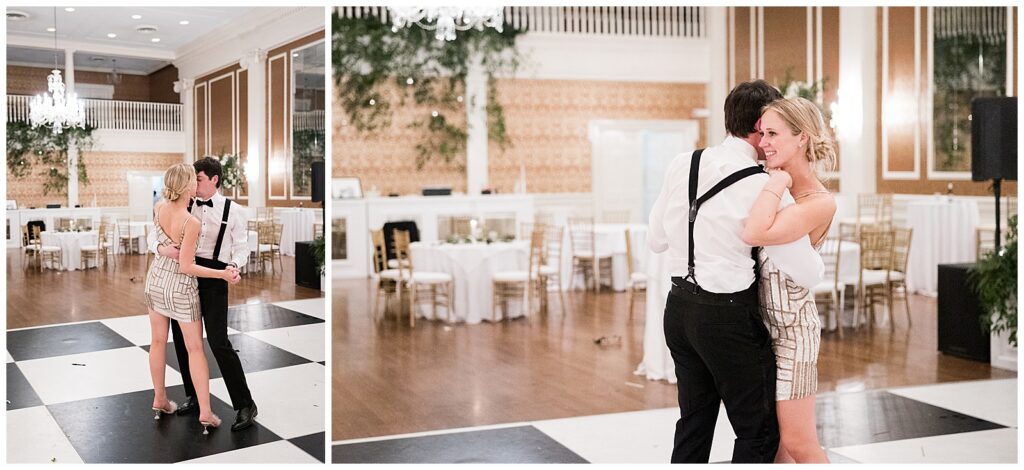 emotional and intimate last dance with bride and groom