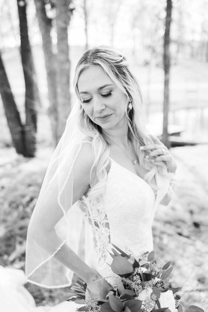 Summer Dreams: Bridal Portrait at South Wind Ranch - The bride's dreamlike appearance on a beautiful summer day.