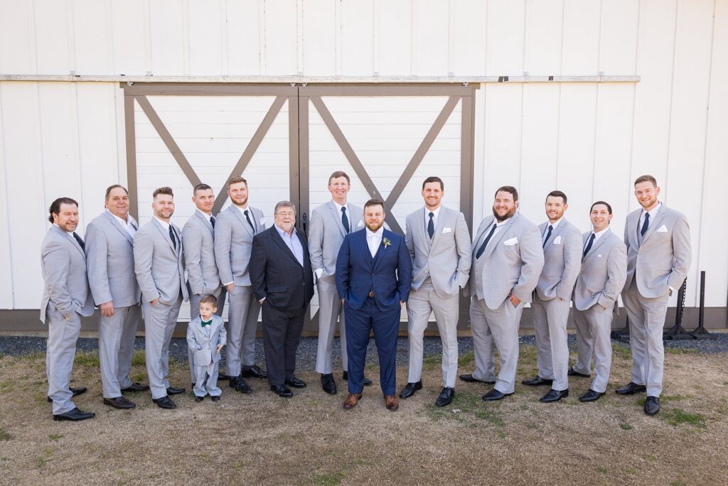 Groomsmen's Bond: Portraits at South Wind Ranch - Capturing the camaraderie and friendship among the groomsmen.