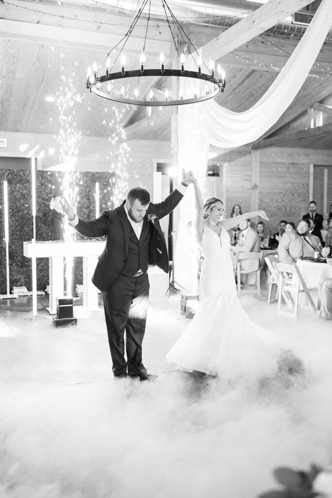 Serenade of Love: Bride and Groom Dancing to their Favorite Song - Their first dance, a beautiful melody of love and devotion.
