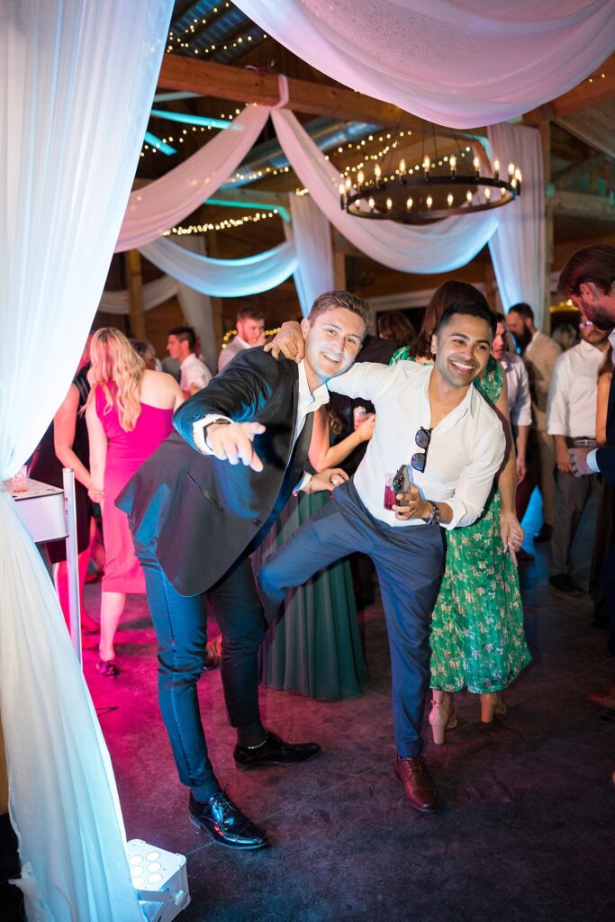 Disco Fever: Guests Boogying with Energetic Moves at South Wind Ranch - A disco-inspired dance floor, full of fun and flair.