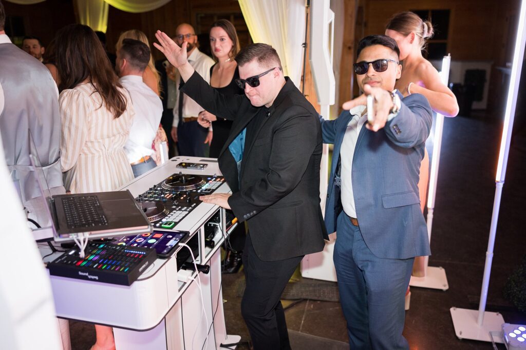DJ's Beats: Guests, Bride, and Groom Grooving to the DJ's Tunes at South Wind Ranch - A soundtrack of love and celebration