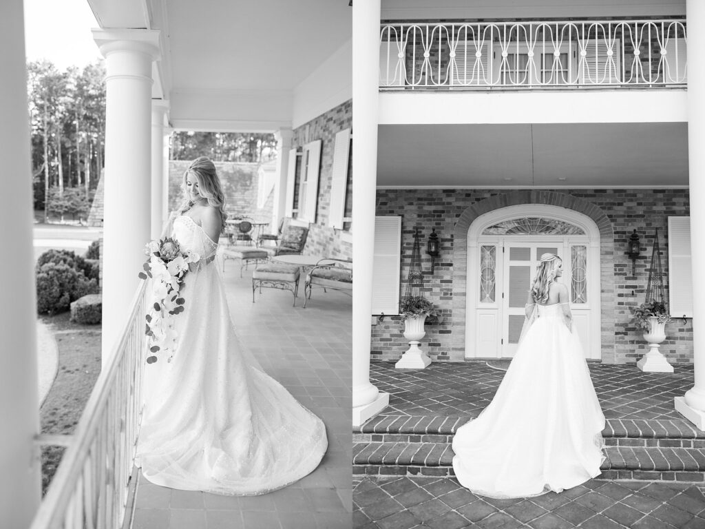 Charming Bridal Portraits: Abney Hall's Southern Grace