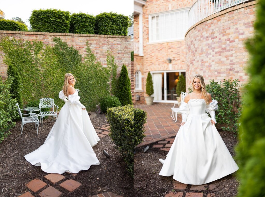 Captivating Bride's Portrait at Abney Hall, Greenville, SC