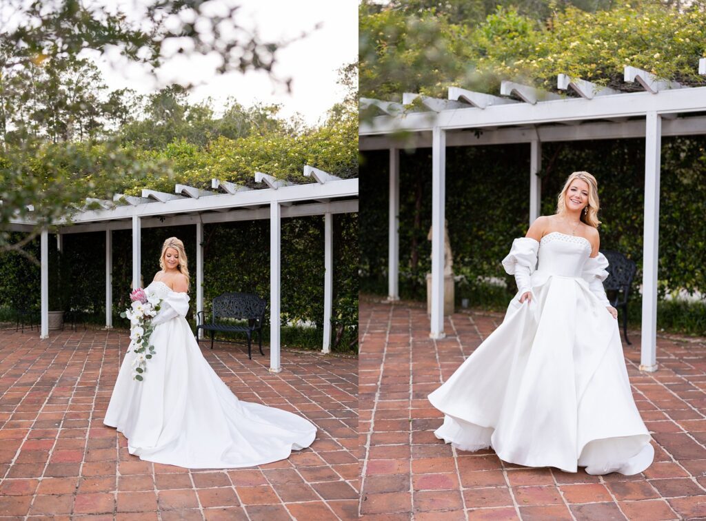 Bridal allure at Abney Hall in Greenwood, South Carolina