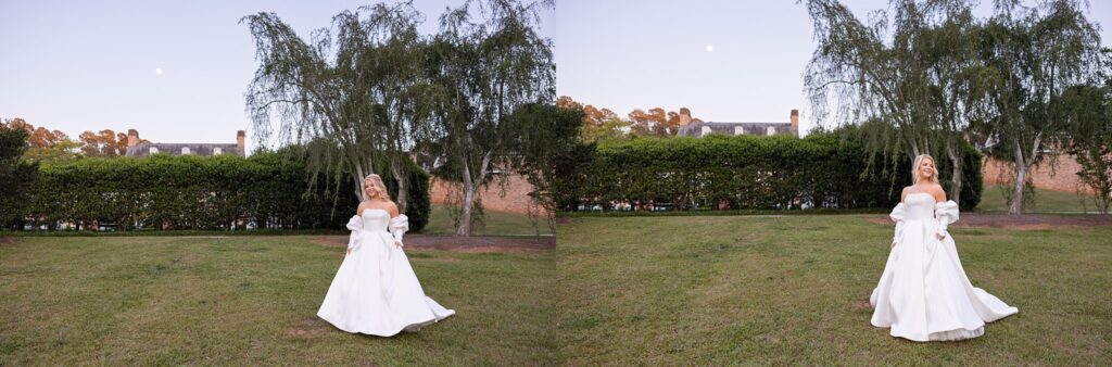 Greenville wedding photography: Bride at Abney Hall