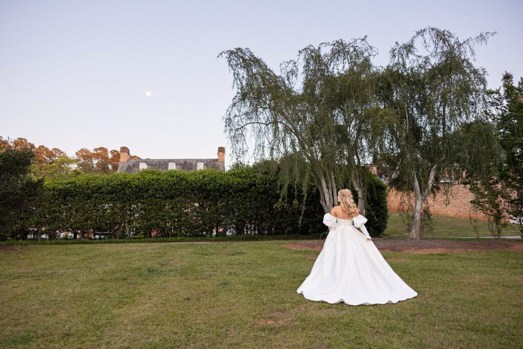 Abney Hall wedding venue backdrop for bridal enchantment